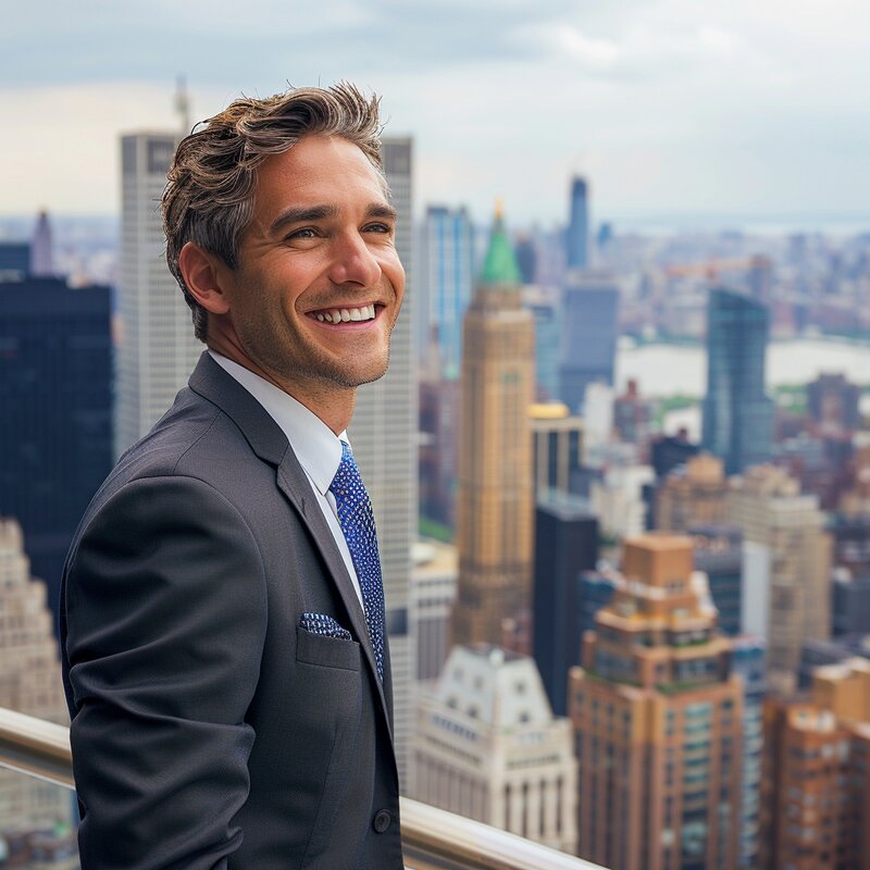 Überblicksorientierung Symbol: Person mit Big Picture Blick